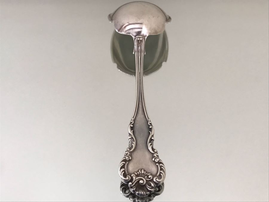 Large Sterling Silver Serving Spoon 80.3g [Photo 4]