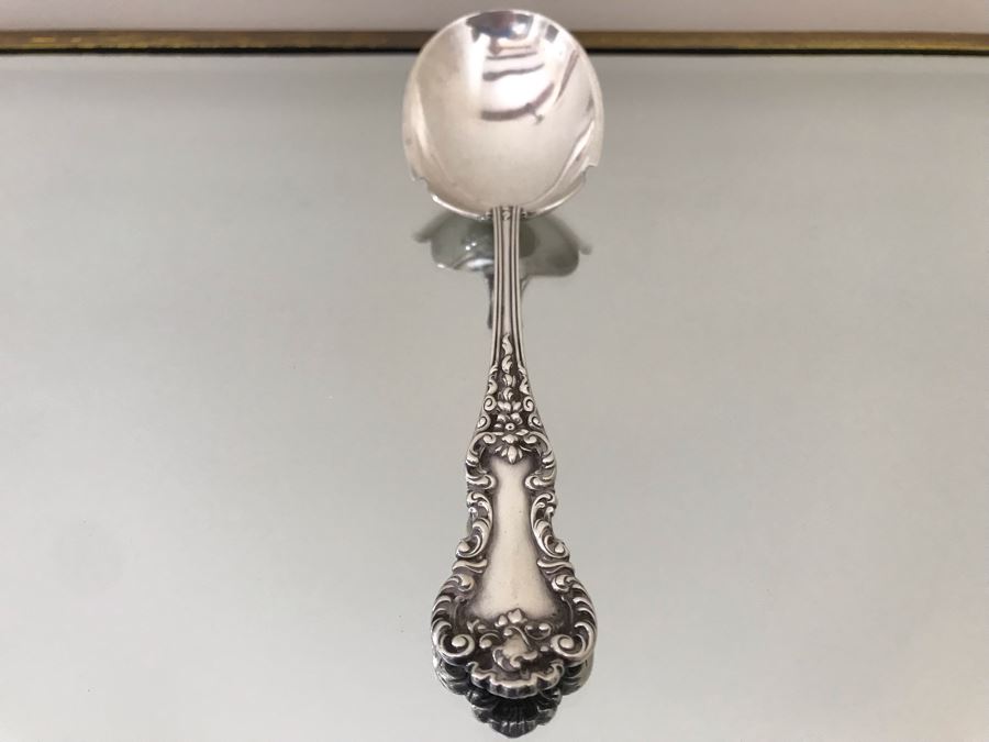 Large Sterling Silver Serving Spoon 80.3g