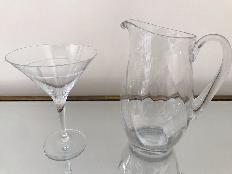 Glass Pitcher 9H And Martini Glass 7H [Photo 2]