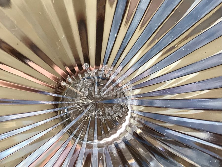 (8) Saint Louis Crystal Gold Rim Apollo Water Goblet Glasses 7.5H Made In France (Oldest Glass Maker In France) (Retails $2,400) [Photo 12]