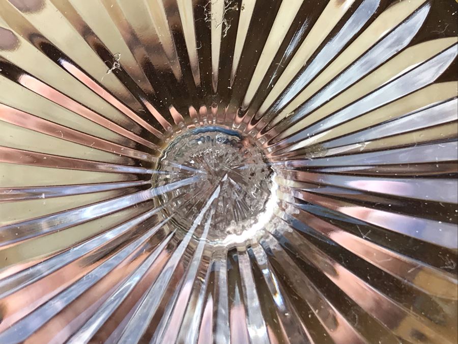 (8) Saint Louis Crystal Gold Rim Apollo Fluted Champagne Glasses 7.375H Made In France (Oldest Glass Maker In France) (Retails $2,200) [Photo 10]