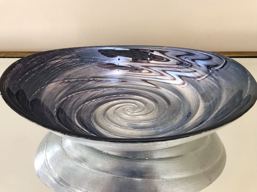 Decorative Swirl Oval Bowl 13W X 8D X 2.5H [Photo 4]