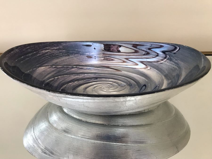 Decorative Swirl Oval Bowl 13W X 8D X 2.5H [Photo 2]