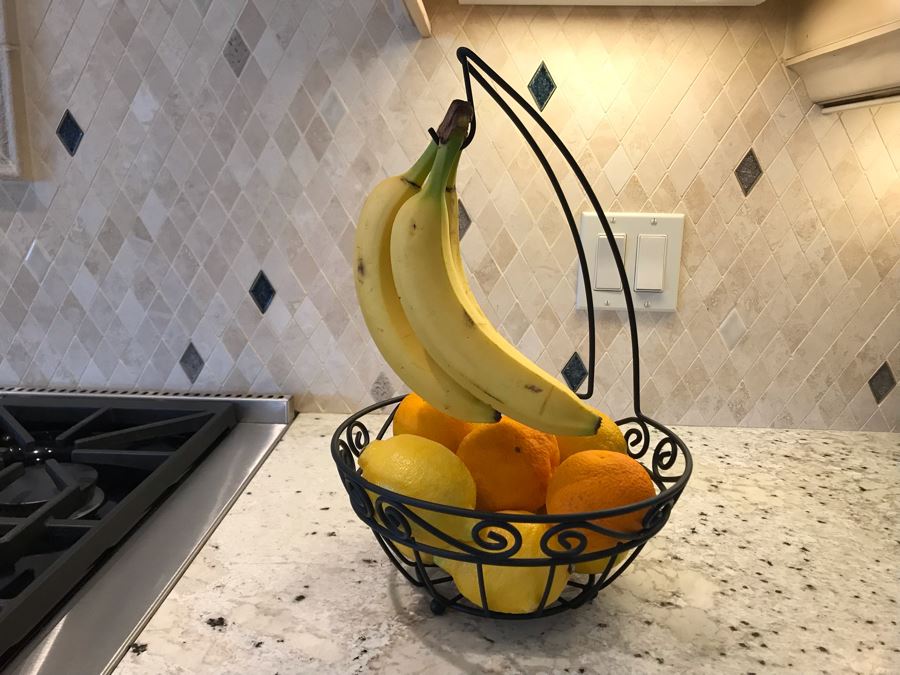 Metal Fruit Basket (Fruit Not Included) 16H [Photo 2]