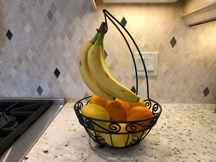 Metal Fruit Basket (Fruit Not Included) 16H [Photo 3]