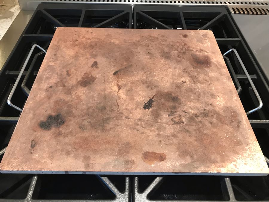 Pizza Stone With Rack 14.5 X 15