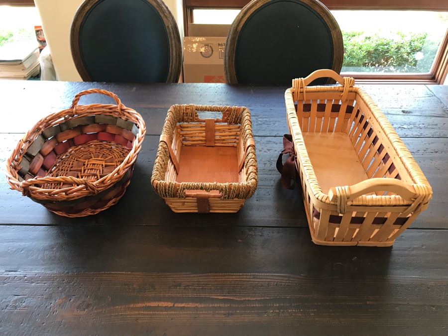 (3) Piece Basket Lot [Photo 2]