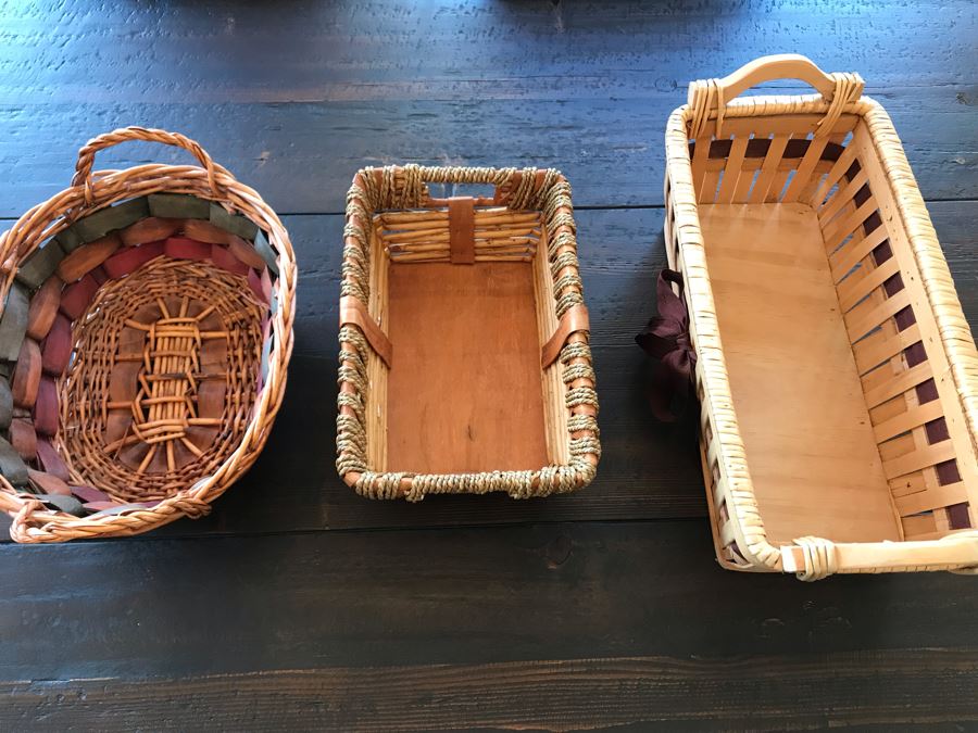 (3) Piece Basket Lot [Photo 4]