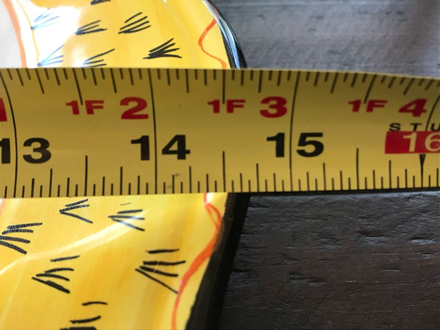 Large Hand Painted Italian Plate Signed Majilly Pottery 14.5R [Photo 8]