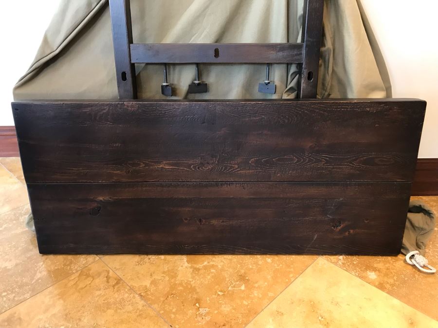 Restoration Hardware Dining Table 42W X 84L With (2) Leaves 18L And (5) Restoration Hardware Dining Chairs And (2) Restoration Hardware Armchairs Retails $7,500 [Photo 24]