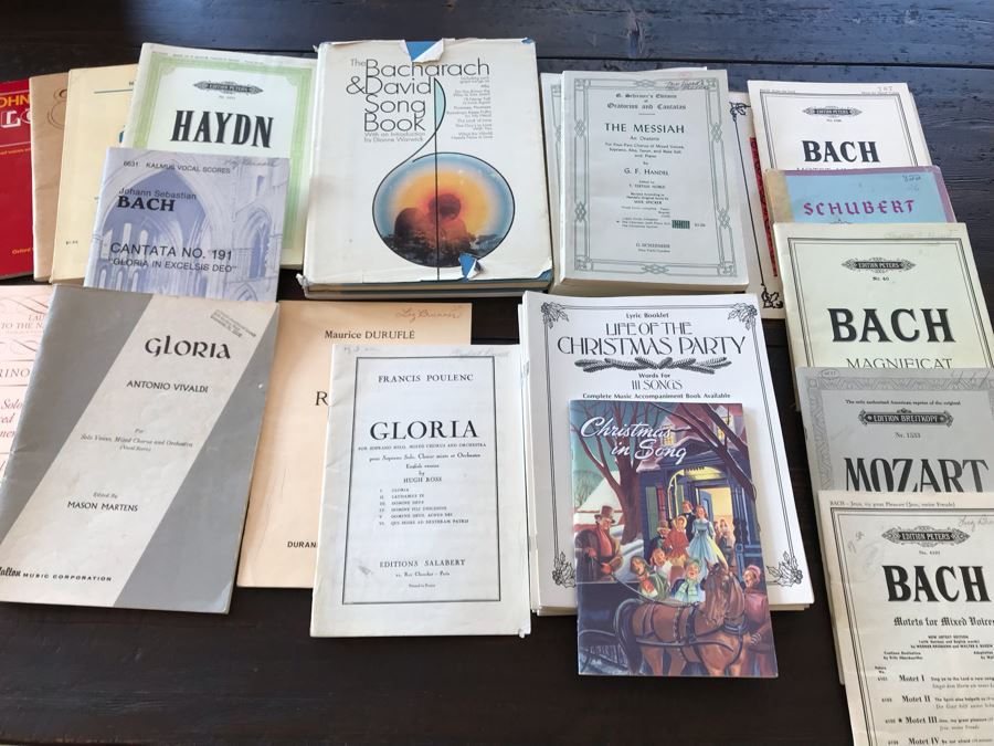 Collection Of Sheet Music (Client Was Classically Trained Vocal Performer Early In Career)