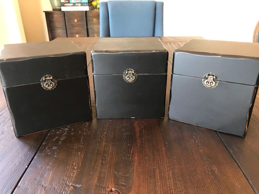 (3) Decorative Cube Boxes 6.5W [Photo 2]