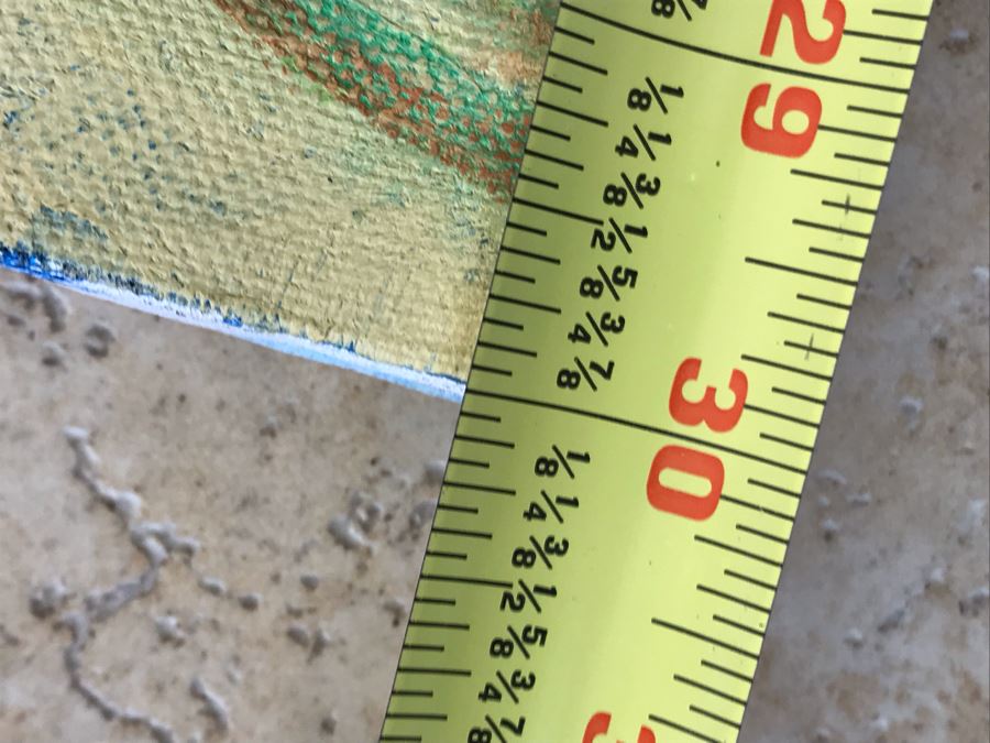 Original Jean Klafs Abstract Expressionist Painting On Canvas 24 X 30 [Photo 11]