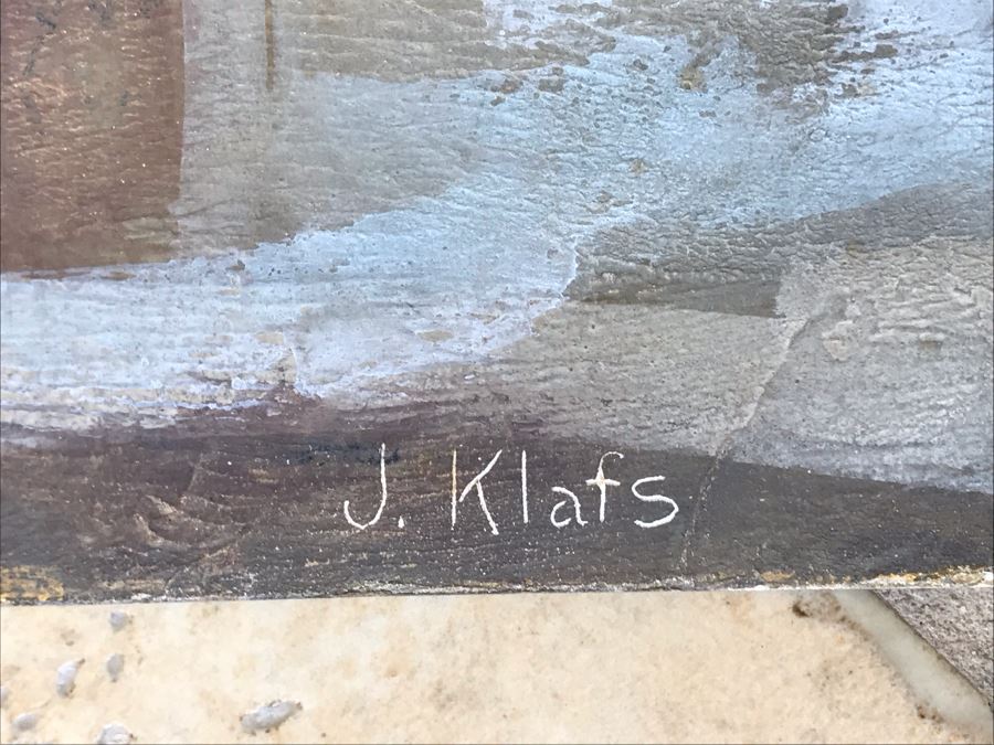 Original Jean Klafs Painting On Paper Titled 'Trees Shoud Grow From Trunk' Moore's Design 1954 20 X 20 [Photo 13]