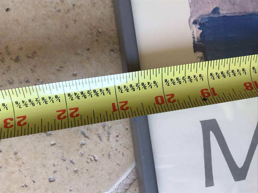 Richard Diebenkorn Rare Hand Signed Limited Edition Ojai Festival 1980 Framed Poster 26 Of 100 - 21 X 36 - Estimate $7,000 [Photo 12]