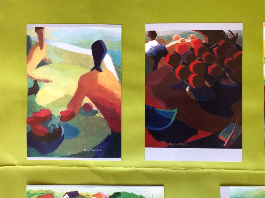 Hand Signed Raoul Lebel Artwork Exhibition Poster Palais Des Papes Avignon France 17 X 24 [Photo 7]