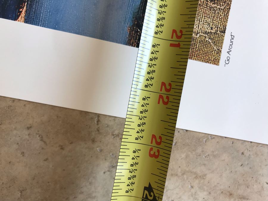 Hand Signed Howard Carr Poster Titled 'Go Around' 22.5 X 18 [Photo 8]