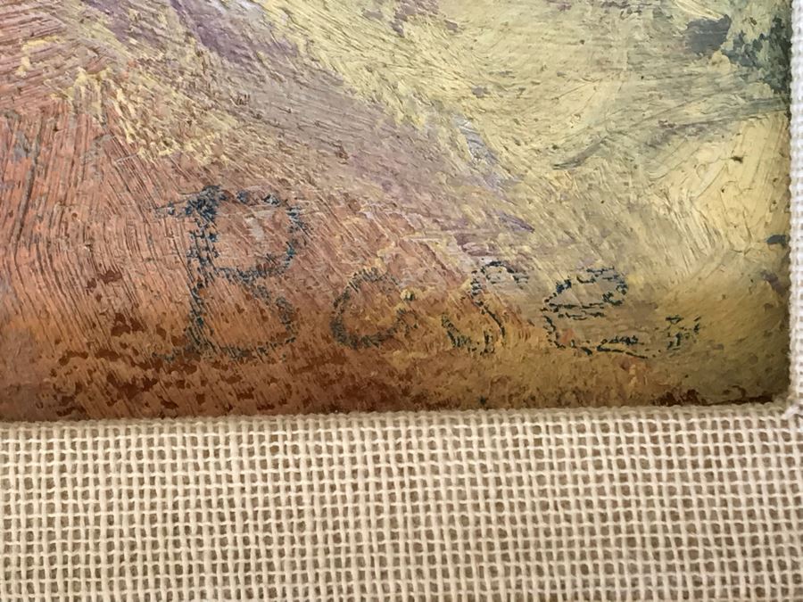 Original Framed Plein Air Painting By Bose 30 X 24 [Photo 15]