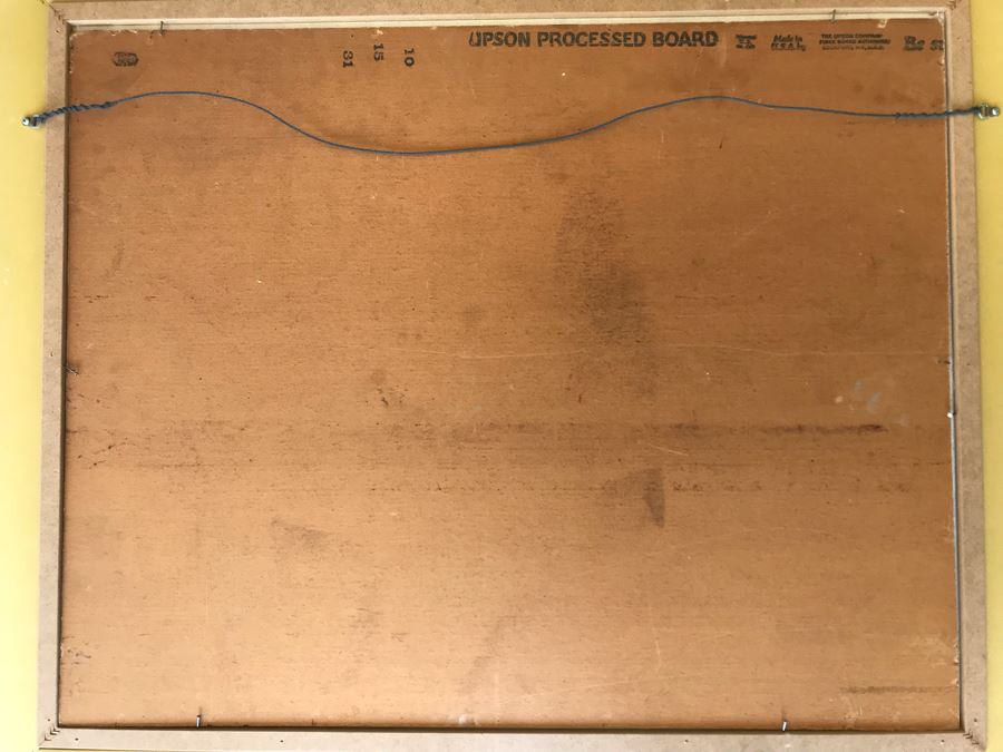 Original Framed Plein Air Painting By Bose 30 X 24 [Photo 17]