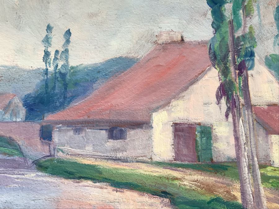 Original Framed Plein Air Painting By Bose 30 X 24 [Photo 12]