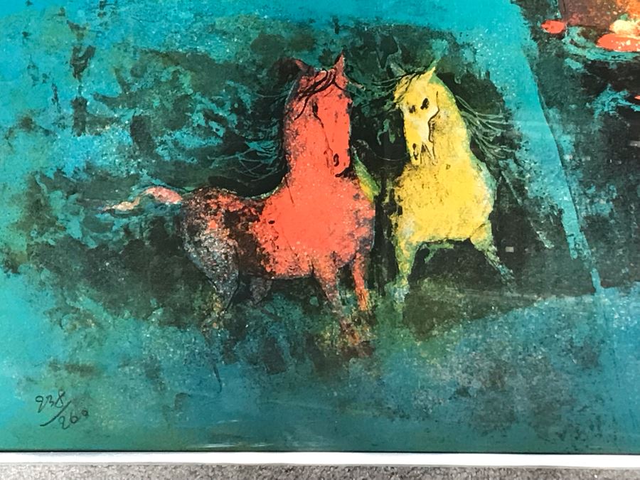 Hoi Lebadang (1922-2015) Limited Edition Lithograph Vietnam Artist 238 Of 260 - 27.5 X 21 [Photo 5]