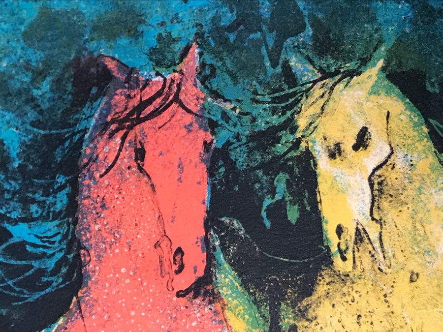 Hoi Lebadang (1922-2015) Limited Edition Lithograph Vietnam Artist 238 Of 260 - 27.5 X 21 [Photo 13]