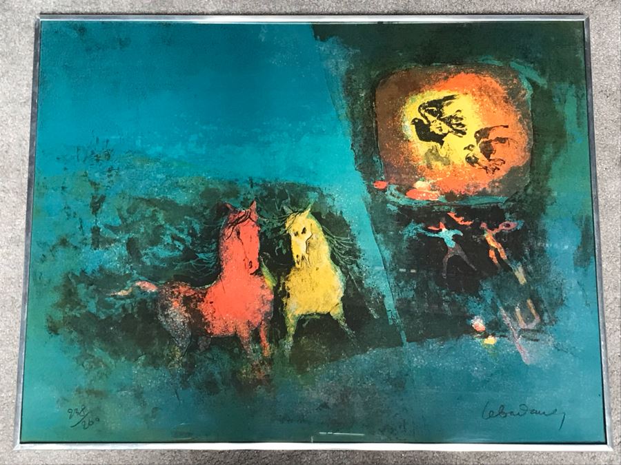 Hoi Lebadang (1922-2015) Limited Edition Lithograph Vietnam Artist 238 Of 260 - 27.5 X 21 [Photo 3]