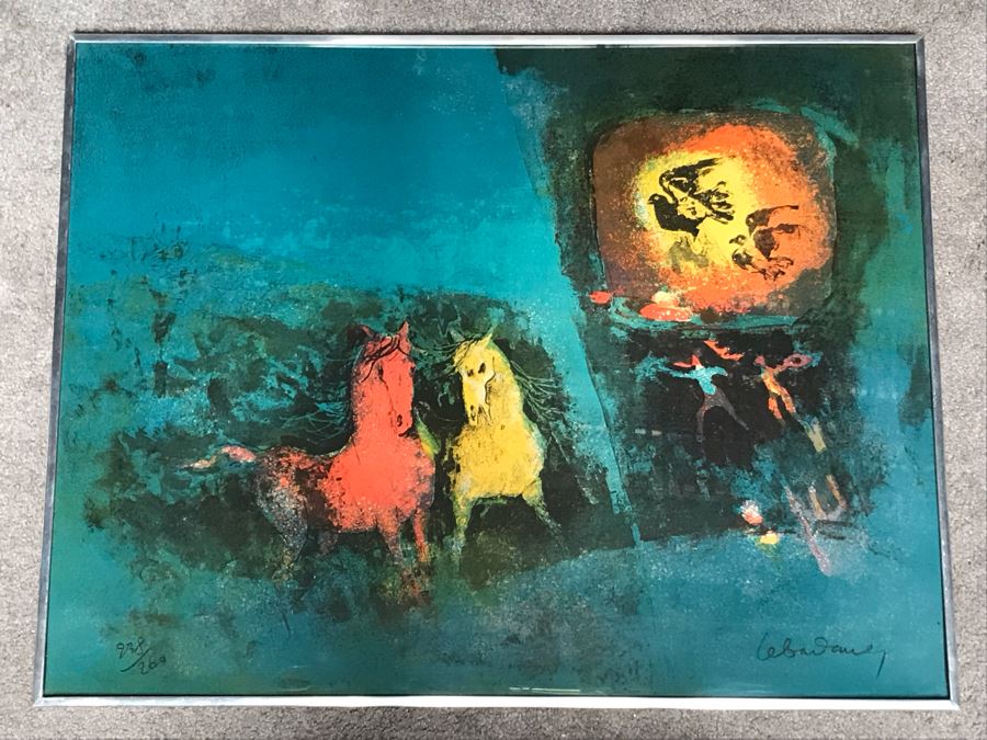 Hoi Lebadang (1922-2015) Limited Edition Lithograph Vietnam Artist 238 Of 260 - 27.5 X 21 [Photo 4]