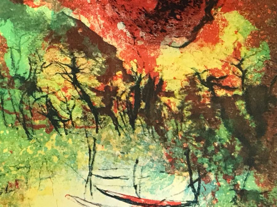 Hoi Lebadang (1922-2015) Limited Edition Lithograph Vietnam Artist - 13 X 18 [Photo 8]