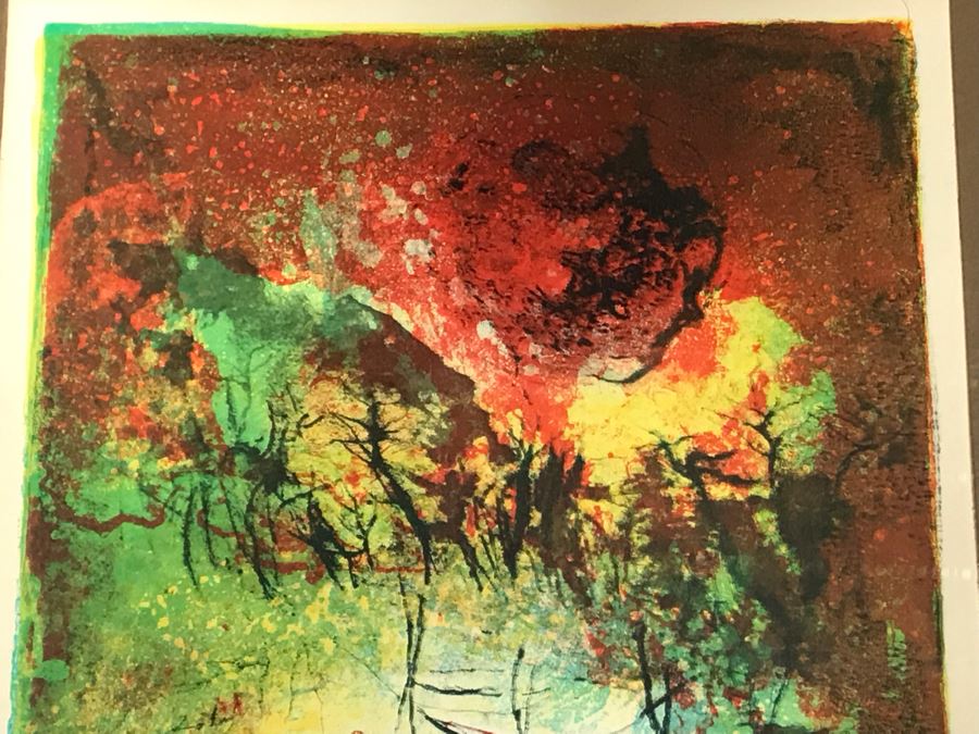 Hoi Lebadang (1922-2015) Limited Edition Lithograph Vietnam Artist - 13 X 18 [Photo 7]