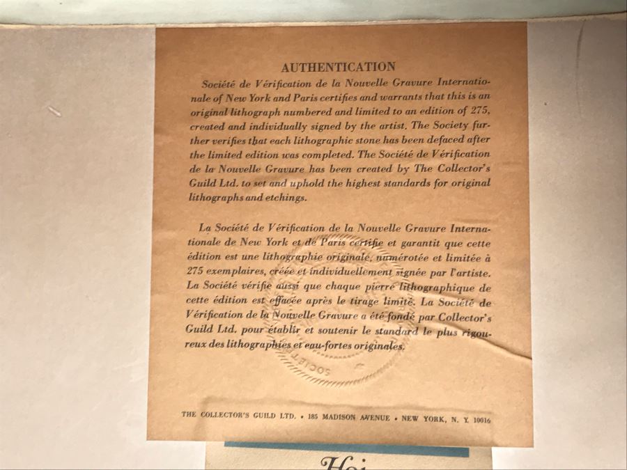 Hoi Lebadang (1922-2015) Limited Edition Lithograph Vietnam Artist - 13 X 18 [Photo 14]