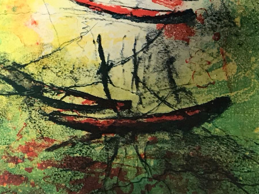 Hoi Lebadang (1922-2015) Limited Edition Lithograph Vietnam Artist - 13 X 18 [Photo 10]