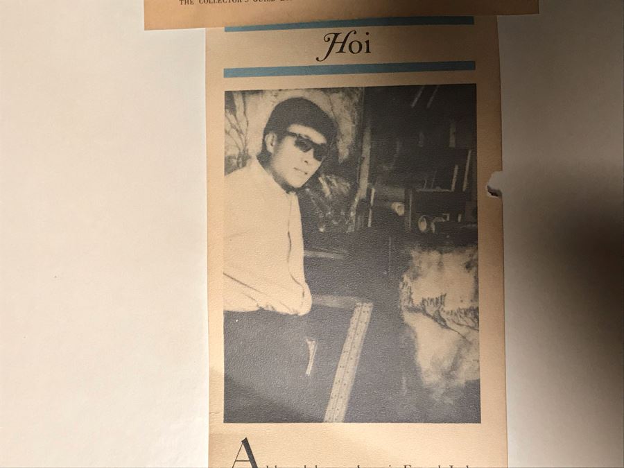 Hoi Lebadang (1922-2015) Limited Edition Lithograph Vietnam Artist - 13 X 18 [Photo 16]