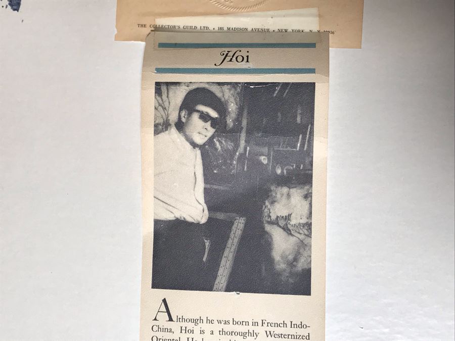 Hoi Lebadang (1922-2015) Limited Edition Lithograph Vietnam Artist 152 Of 275 - 16 X 15 [Photo 16]