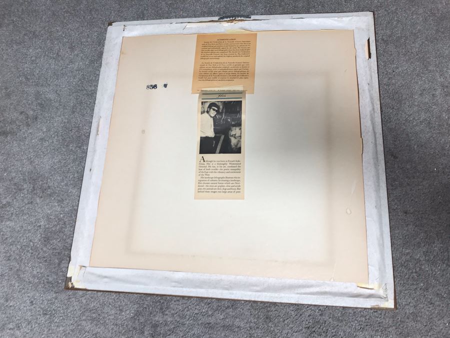 Hoi Lebadang (1922-2015) Limited Edition Lithograph Vietnam Artist 152 Of 275 - 16 X 15 [Photo 18]