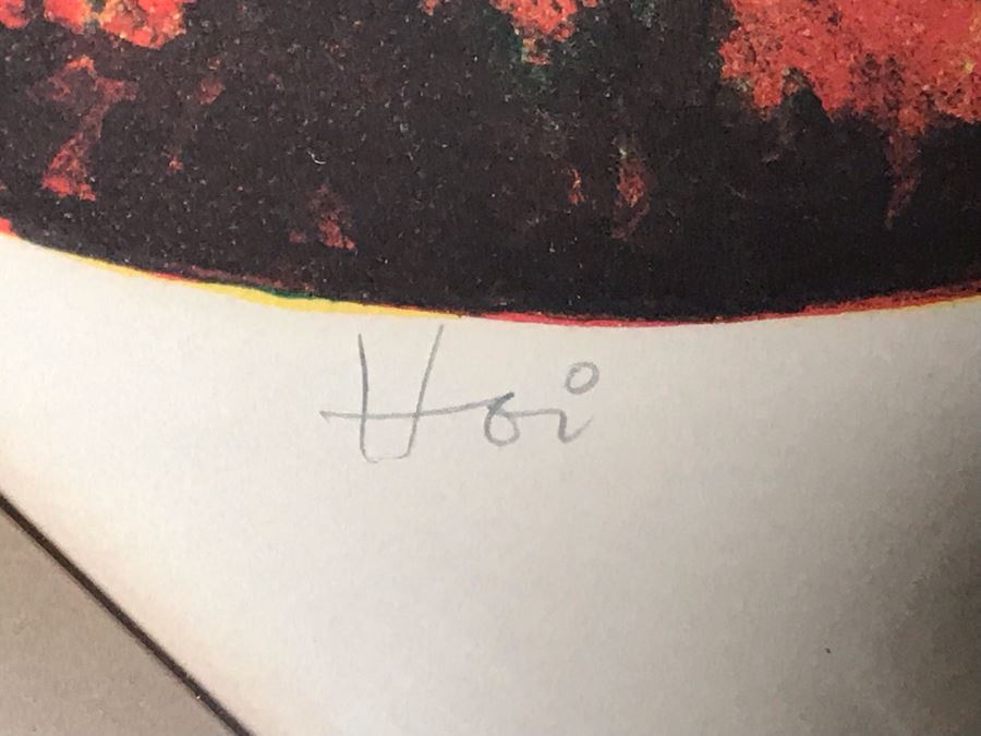 Hoi Lebadang (1922-2015) Limited Edition Lithograph Vietnam Artist 152 Of 275 - 16 X 15 [Photo 11]