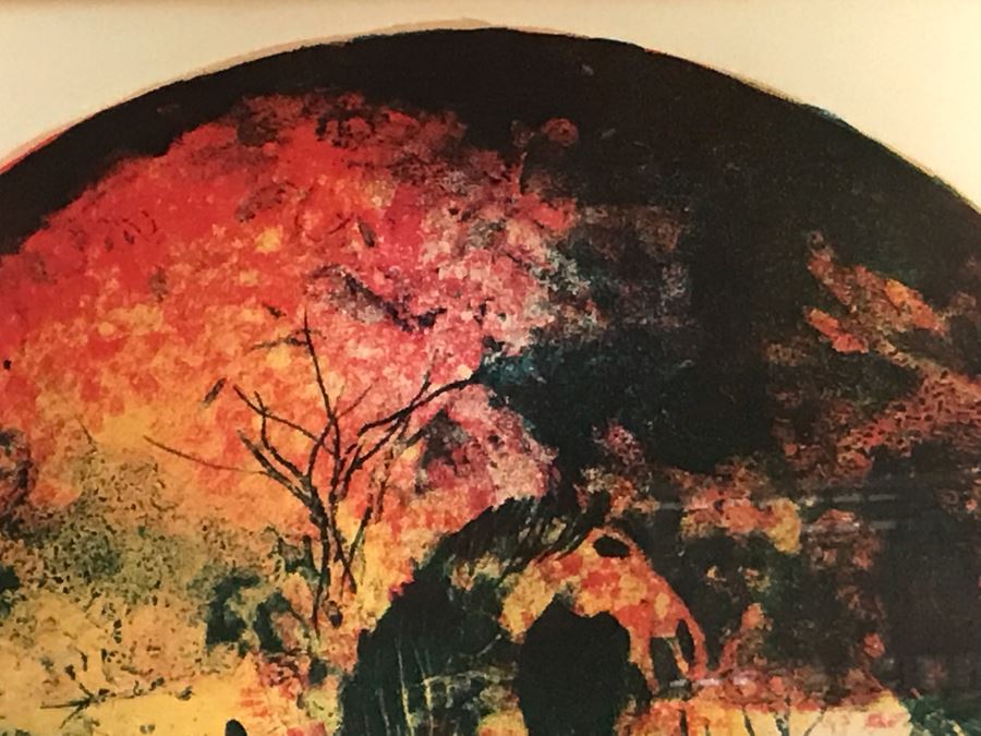 Hoi Lebadang (1922-2015) Limited Edition Lithograph Vietnam Artist 152 Of 275 - 16 X 15 [Photo 8]