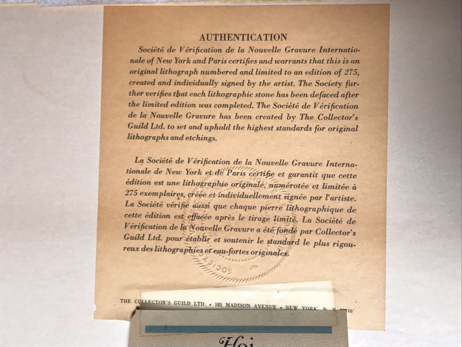 Hoi Lebadang (1922-2015) Limited Edition Lithograph Vietnam Artist 152 Of 275 - 16 X 15 [Photo 15]