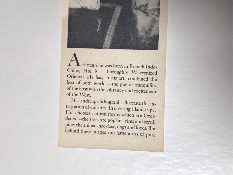 Hoi Lebadang (1922-2015) Limited Edition Lithograph Vietnam Artist 152 Of 275 - 16 X 15 [Photo 17]