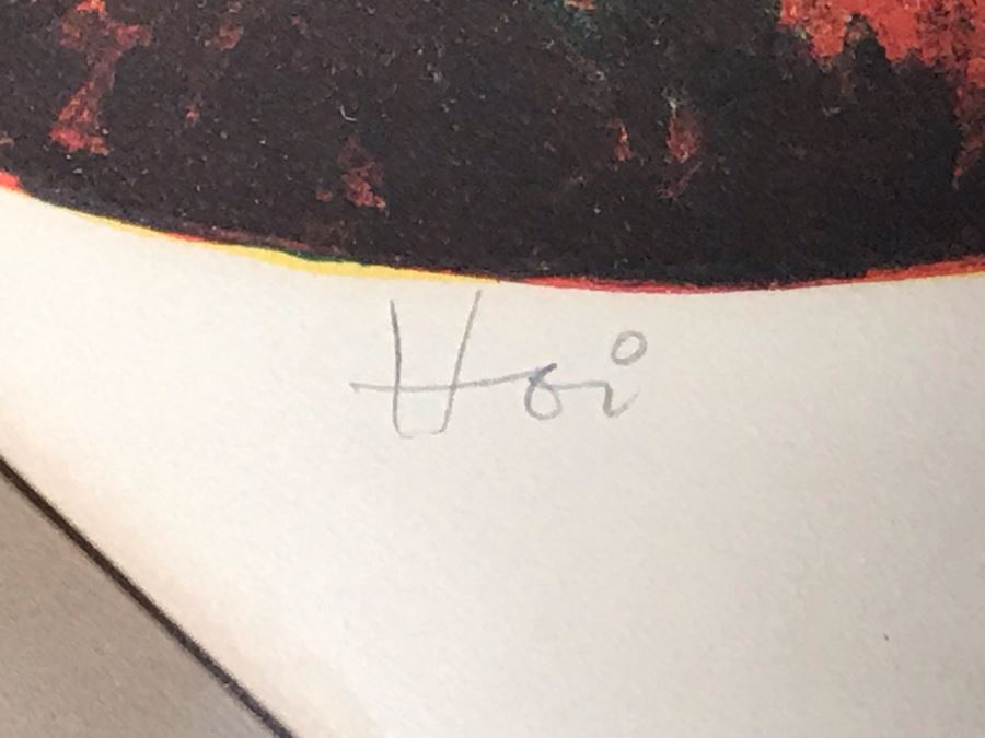 Hoi Lebadang (1922-2015) Limited Edition Lithograph Vietnam Artist 152 Of 275 - 16 X 15 [Photo 10]