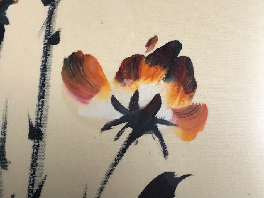 Original Asian Painting By Diana Kan 11 X 27 [Photo 8]