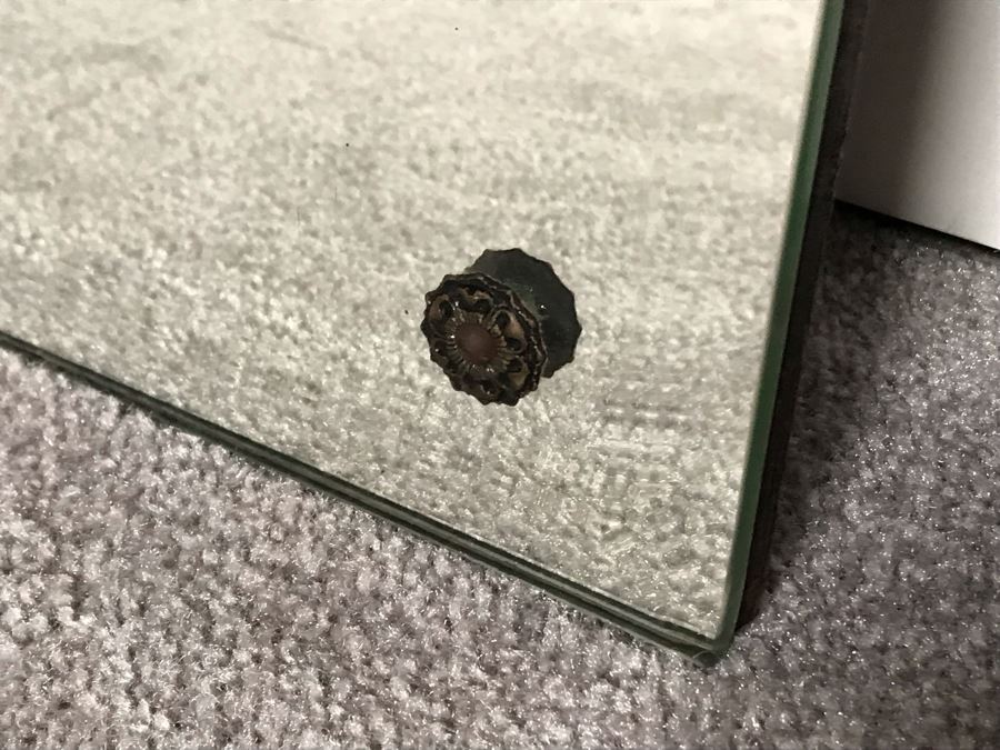 Vintage Beveled Glass Wall Mirror 13.5 X 24 [Photo 7]