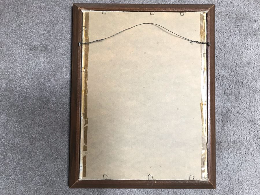 Framed Embroidery Of Annual Blooming Of Flowers By Month 14 X 18 [Photo 12]