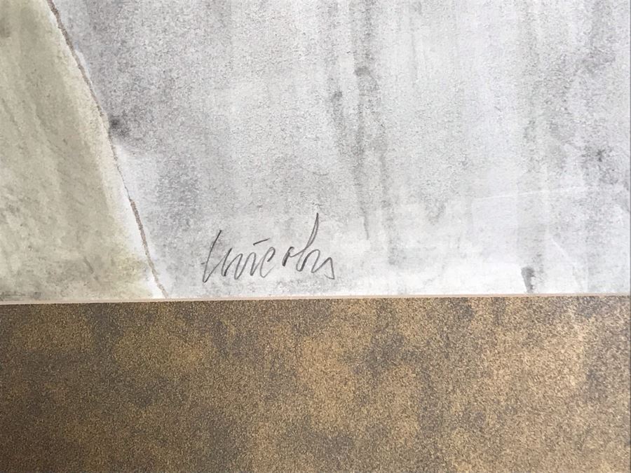 John Lincoln (1933-2009) Original Framed Painting On Paper (Attended Chouinard Art Institute In LA) 17 X 23 [Photo 9]