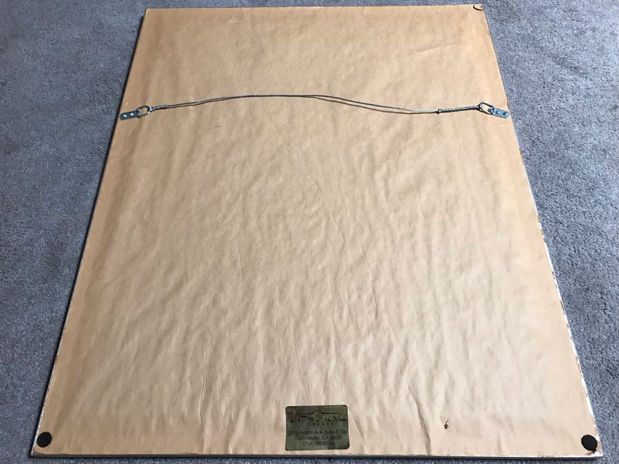 John Lincoln (1933-2009) Original Framed Painting On Paper (Attended Chouinard Art Institute In LA) 17 X 23 [Photo 13]