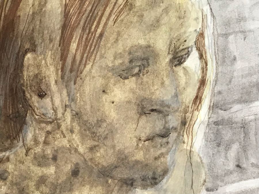 John Lincoln (1933-2009) Original Framed Painting On Paper (Attended Chouinard Art Institute In LA) 17 X 23 [Photo 7]