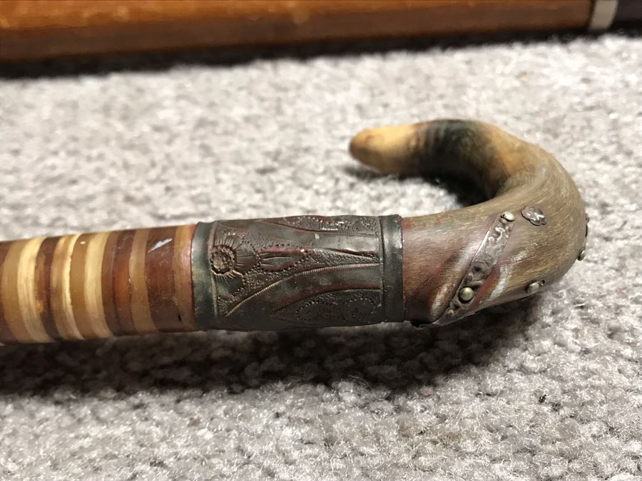 Set Of Three Vintage Canes Walking Sticks 36L [Photo 4]