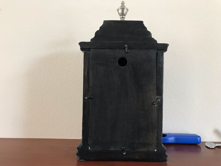 Wood And Metal Quartz Mantle Clock 8W X 15H [Photo 5]