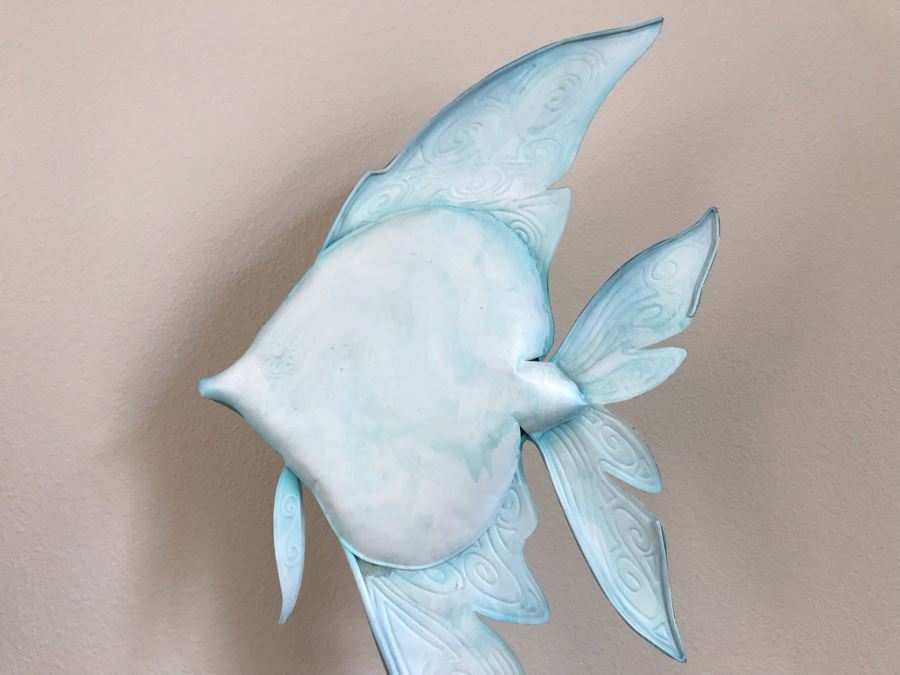 Metal Fish Decor Sculpture 13W X 22H [Photo 3]