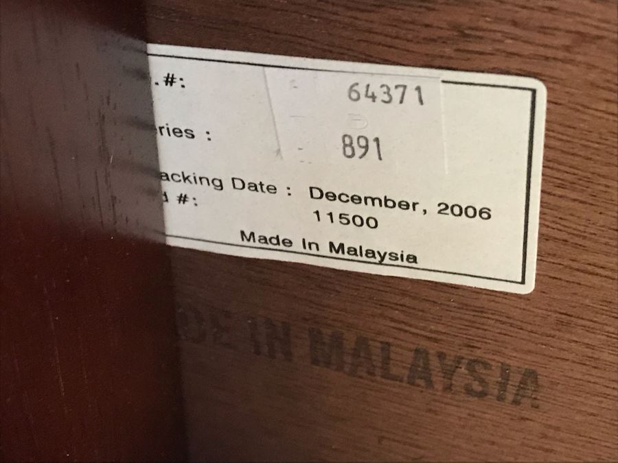 Wooden 2-Tier Coffee Table With Drawer 50W X 29.5D X 18H [Photo 8]